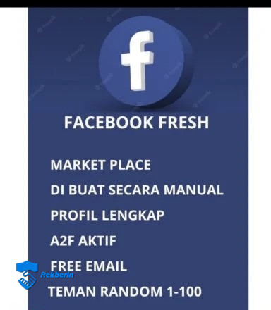 Akun Facebook fresh A2f on, KUAT DAN AMAN, BERGARANSI ORDER 10 FREE 1 BERKELIPATAN - Akun - Dijual oleh alfiazzahra_ di Rekberin