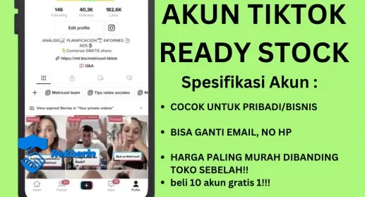 AKUN TIKTOK 1000 FOLLOWERS (4 ADS + 1 BM)! - Akun - Dijual oleh alfiazzahra_ di Rekberin