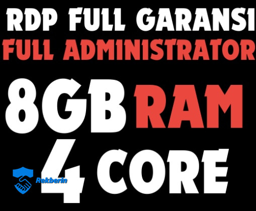 RDP / VPS RAM 8GB 4CORE 1 BULAN FULL GARANSI - Akun - Dijual oleh alfiazzahra_ di Rekberin