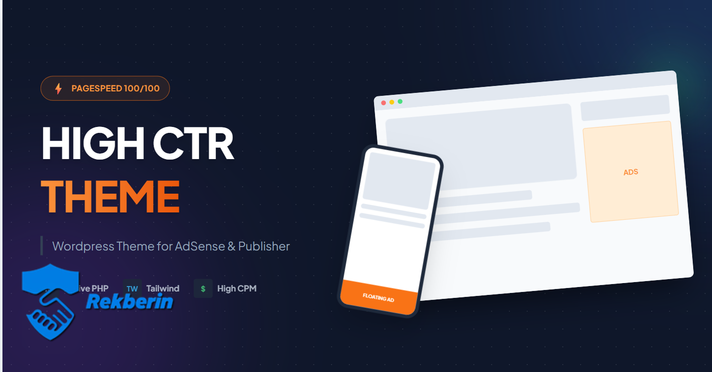 Jual High CTR Theme: Template WordPress Khusus AdSense & Publisher ...