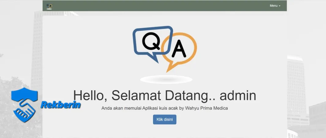 Jasa Pembuatan Website Kuis Untuk Sekolah - Script & Programming - Dijual oleh wahyumedica di Rekberin