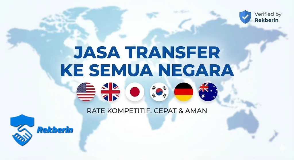 Jasa Transfer & Kirim Uang ke Luar Negeri (All Countries) - Rate Kompetitif, Cepat & Aman