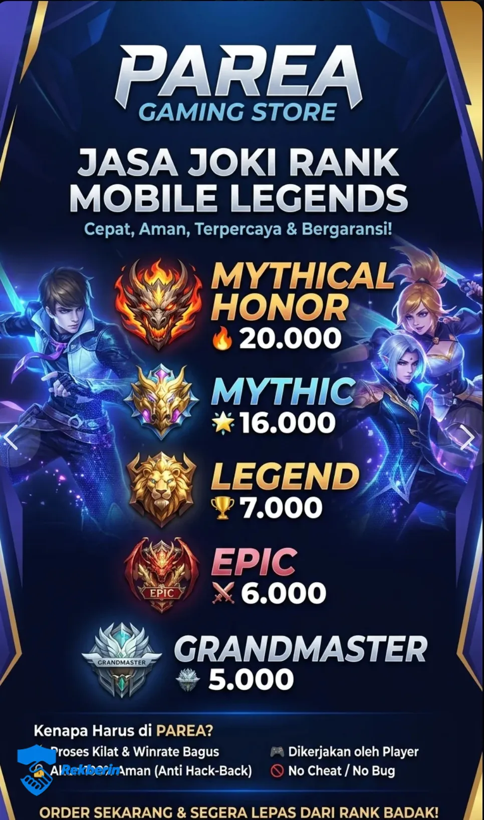 Joki Rank Mobile Legends