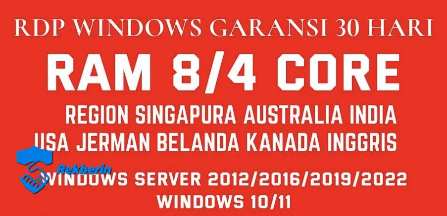 RDP/VPS Windows/Linux 4CPU 8GB RAM SSD 160Gb Garansi 30 Hari - Akun - Dijual oleh alfiazzahra_ di Rekberin
