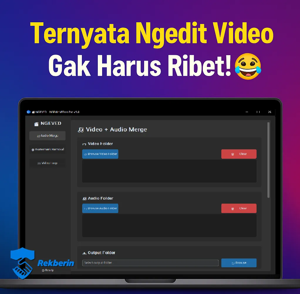 Software NGEVED, software looping Video asmr - Tools & Software - Dijual oleh pandawatools di Rekberin